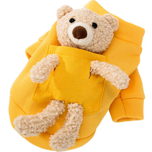 Teddy bear motif on the PAWABY cat jumper