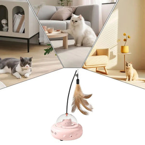 Smart interactive cat toy helping reduce boredom and encourage daily exercise
