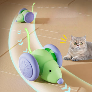 Green PAWABY automatic electric mouse cat toy