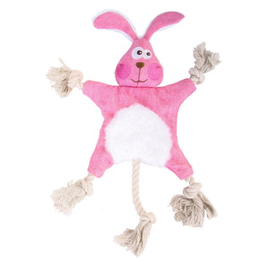 Dog enrichment toy with squeaky sound for interactive play