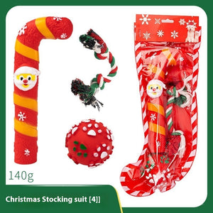 Seasonal dog toy designed for supervised play.