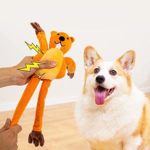 Dog tug of war toy designed for interactive play with owners