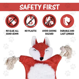 PAWABY squeaky squirrel dog toy for everyday play