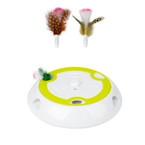 Variable-speed interactive toy for cats