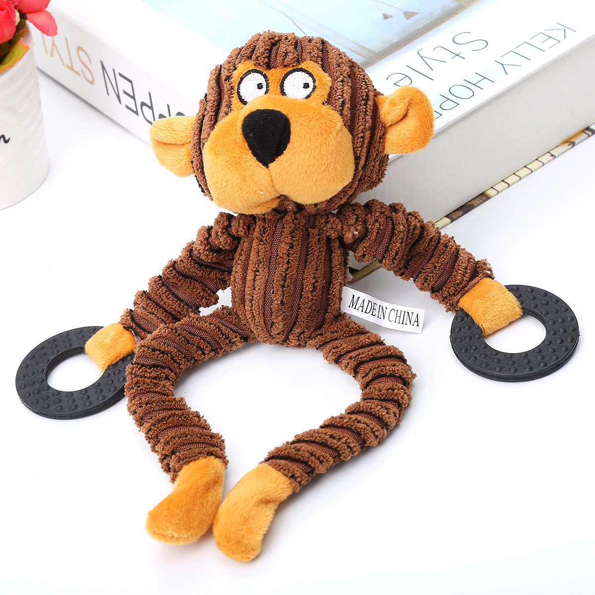 PAWABY animal-shaped dog toy with a soft textured exterior