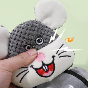 Interactive plush dog toy for engaging everyday play