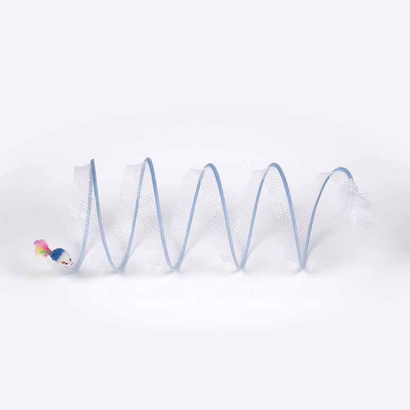 PAWABY cat enrichment tunnel for interactive play