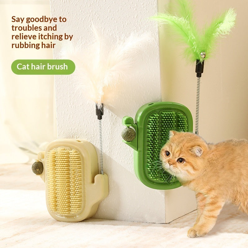 Cactus-shaped cat scratcher designed for UK cat owners.