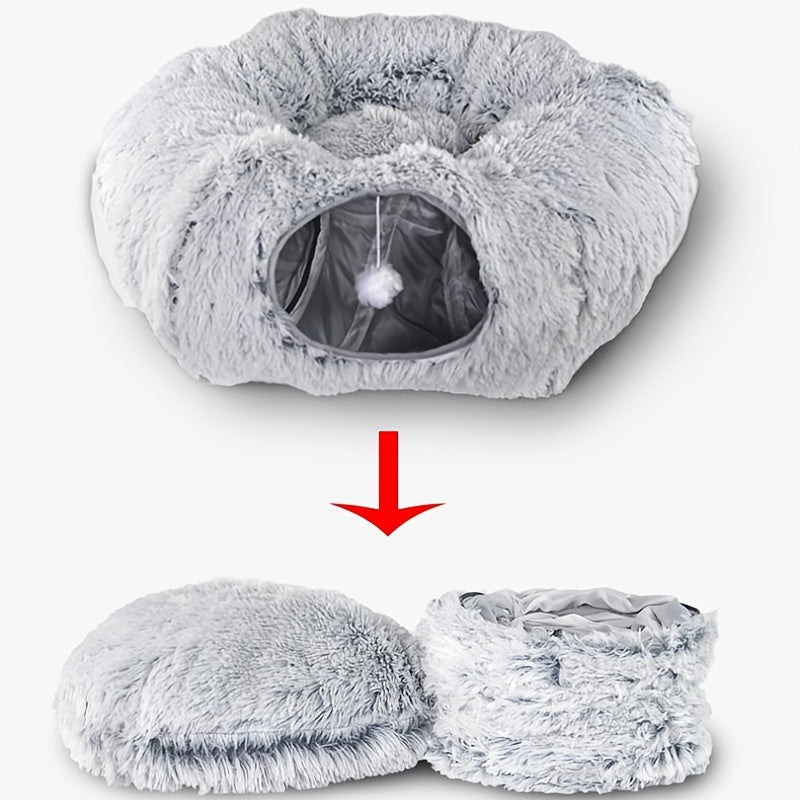 PAWABY cat tunnel hideaway for indoor cats