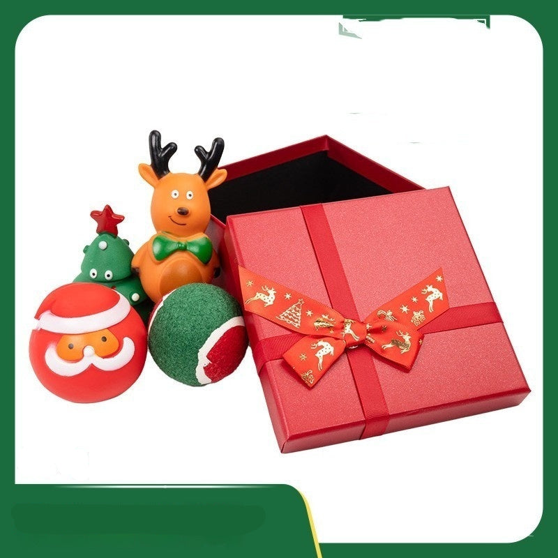 Measurements of toys in each PAWABY Christmas dog toy set