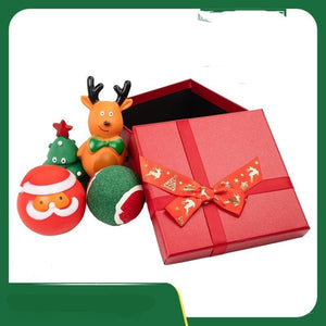 Measurements of toys in each PAWABY Christmas dog toy set