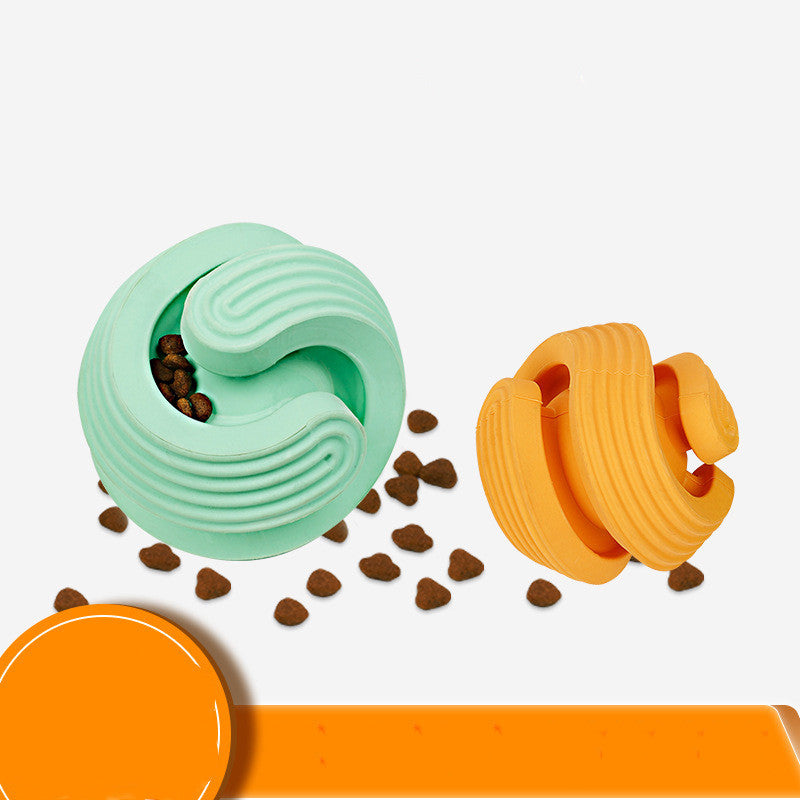 PAWABY dental chew ball for dogs with a textured surface for interactive play