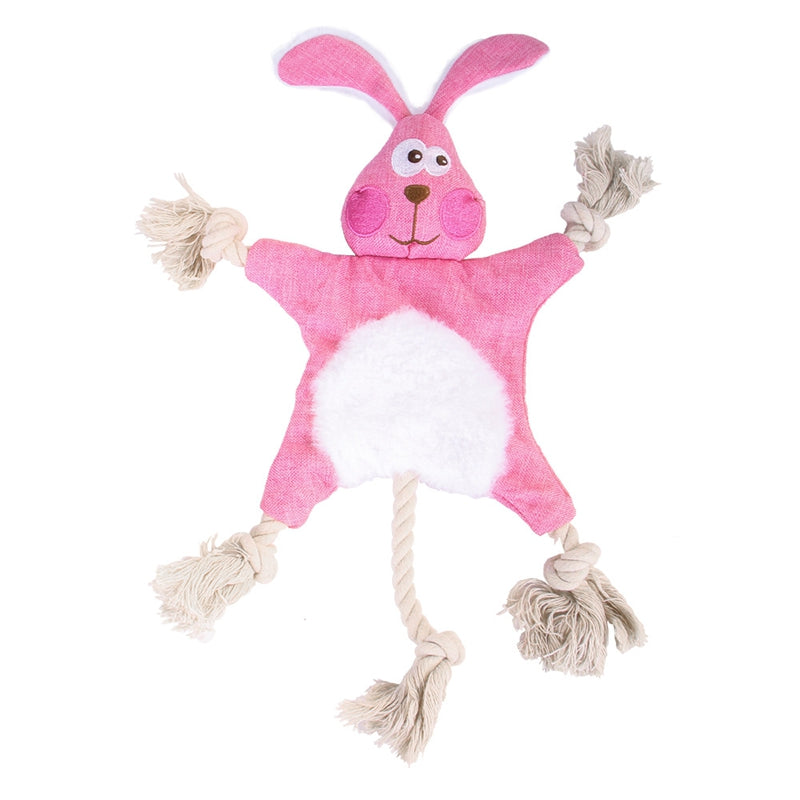 Dog enrichment toy with squeaky sound for interactive play