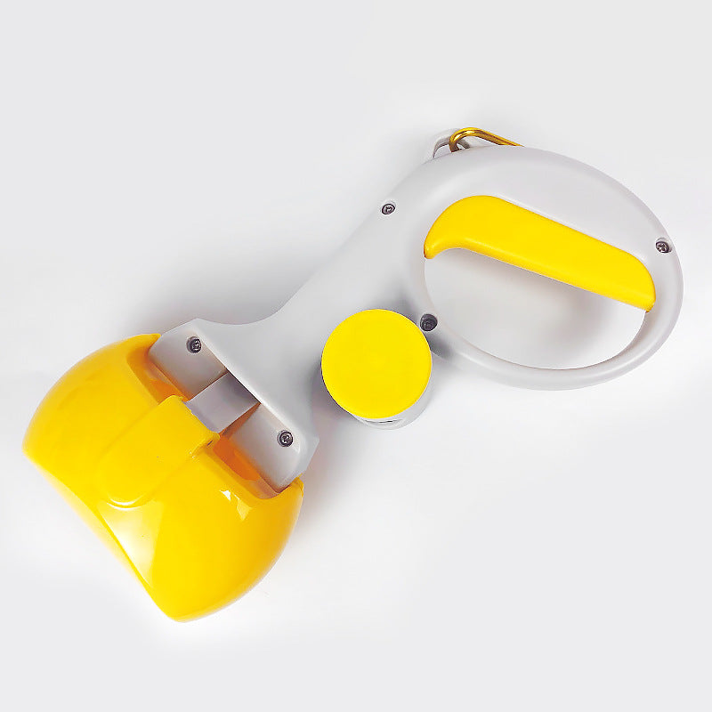 Portable dog waste scooper suitable for grass, gravel and paved paths