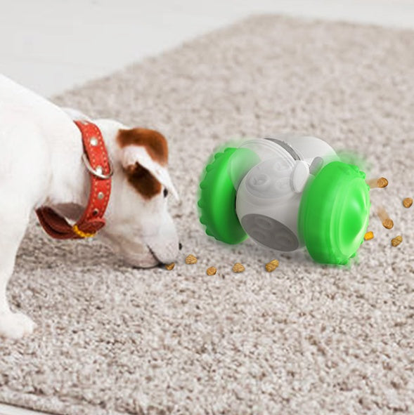 Interactive treat dispenser designed to support mental stimulation.