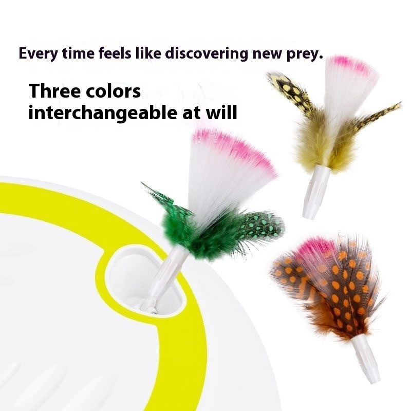 Smart cat toy designed to support mental stimulation and enrichment.