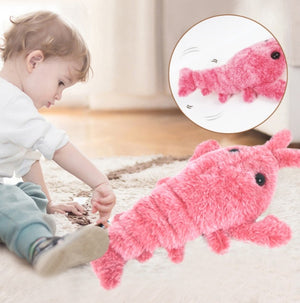 Catnip-infused plush toy designed to encourage active play.