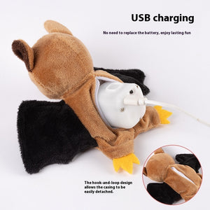 Interactive cat toy for supervised kitten play