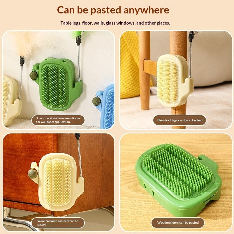 Modern cactus cat accessory for stylish homes.