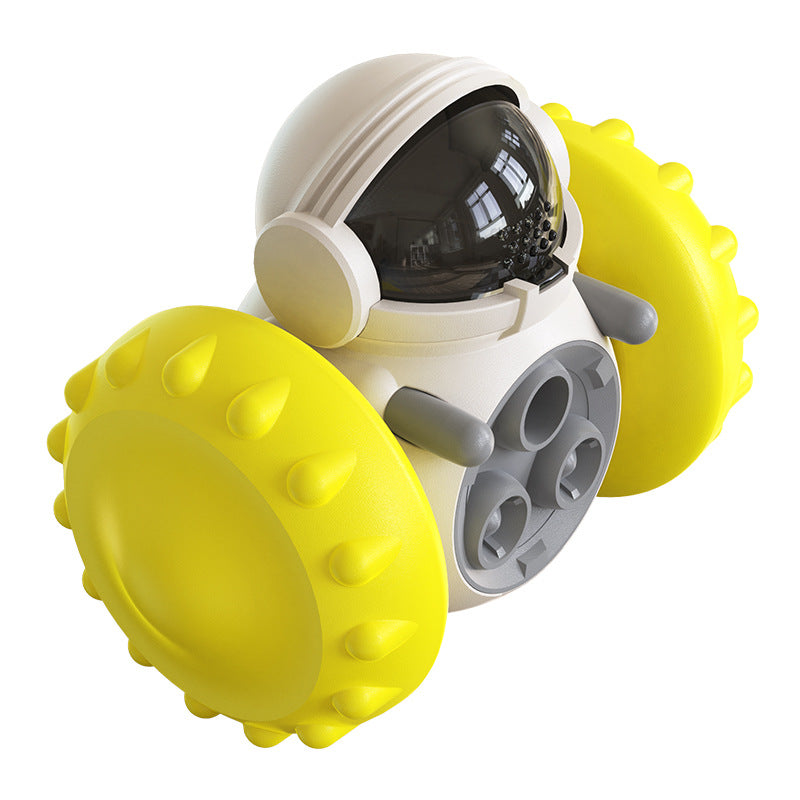 Close-up of the PAWABY slow feeder balance toy.