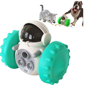 Indoor pet toy designed to encourage problem-solving behaviours.