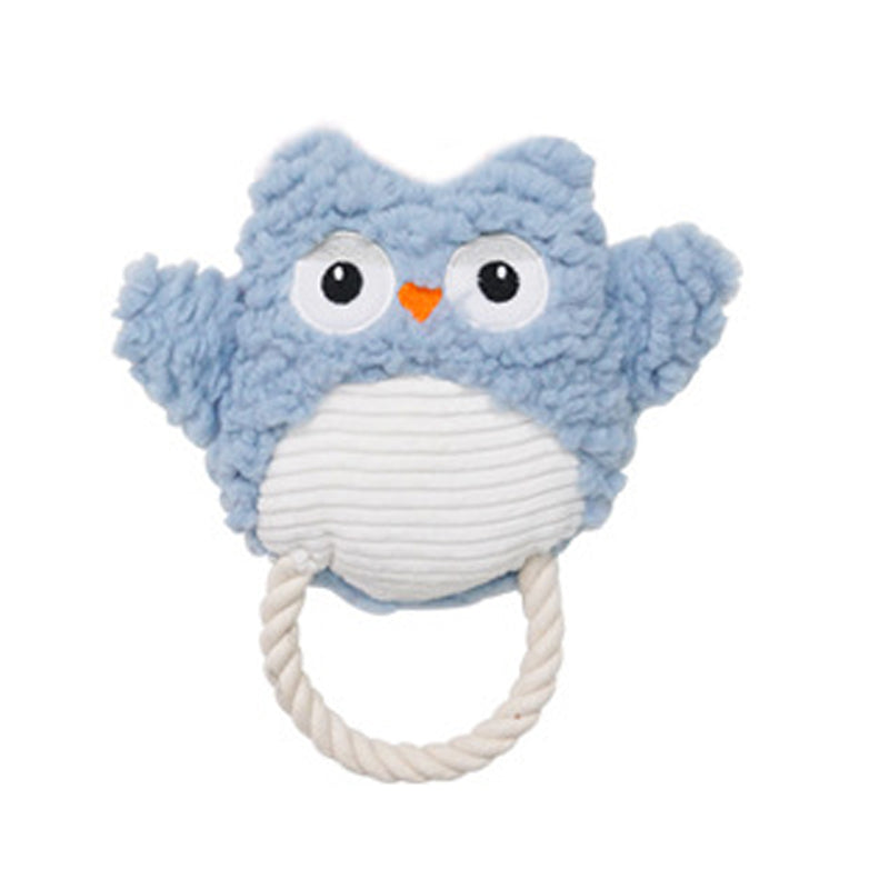 Animal-shaped dog toy suitable for small and medium dogs.