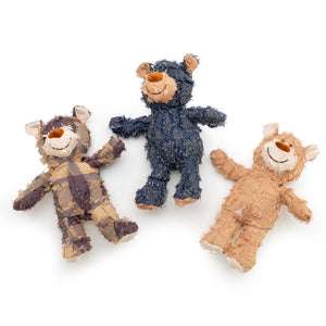 Plush bear chew toy for moderate chewers.