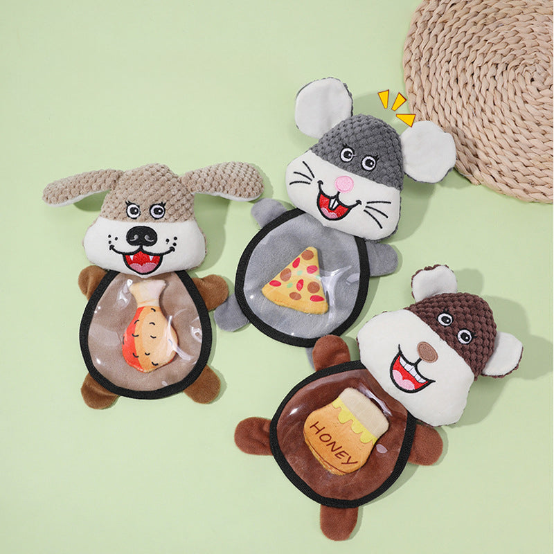PAWABY talking mouse dog toy for interactive play