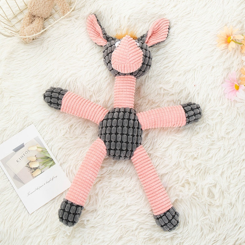 plush pet toy designed for fun, comfort and enrichment.