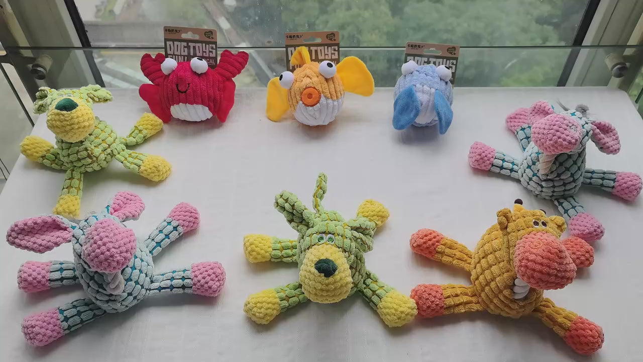 PAWABY interactive plush sound dog toy for playtime