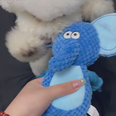 PAWABY plush rope dog toy for interactive play