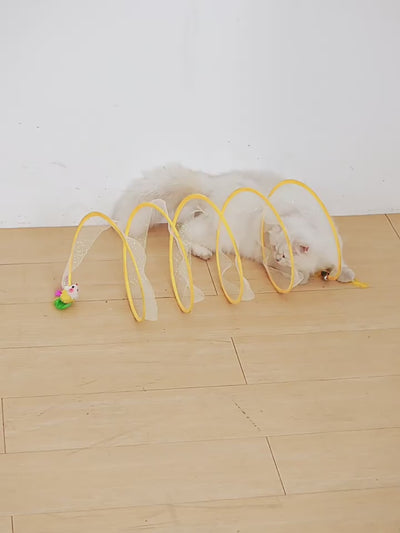 PAWABY S-shaped cat tunnel for indoor play