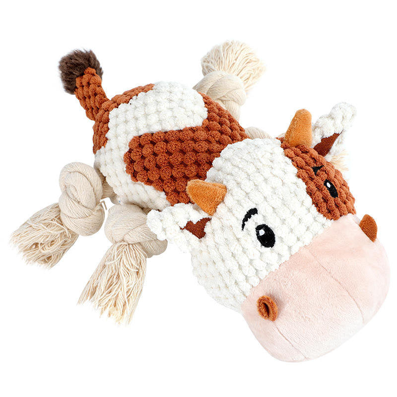 Dog Chew Toys with Internal Knotted Ropes