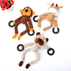 PAWABY plush squeaky dog toy for interactive play
