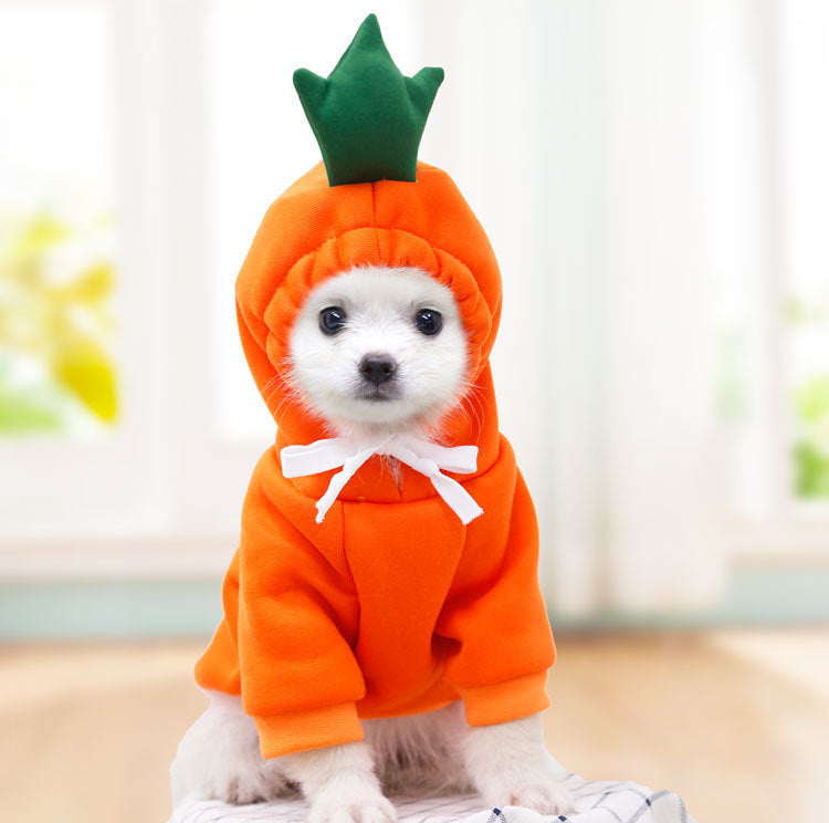 Tan reindeer character hoodie with antlers